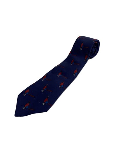 商品画像：ネクタイ/シルク/NVY/メンズ 1