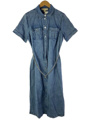 商品画像：半袖ワンピース/L/コットン/IDG/無地/JT581TOJGX 1