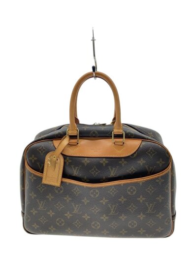 商品画像：2)ボーリング・ヴァニティ(ドーヴィル)_モノグラム・キャンバス/PVC/BRW 1