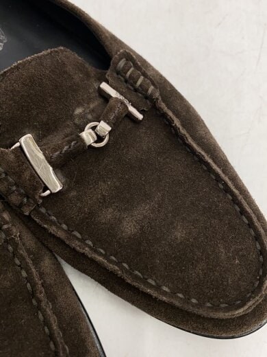 商品画像：ビットローファー/37.5/BRW/スウェード 8