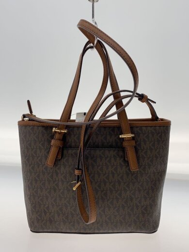 商品画像：ハンドバッグ/フェイクレザー/BRW/総柄/FP-1908 3