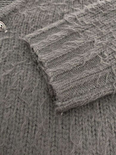 商品画像：Brushed Cardigan/M/アクリル/GRY 6