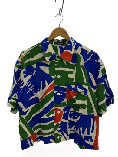 商品画像：半袖シャツ/M/レーヨン/マルチカラー/オープンカラー/93ss 1