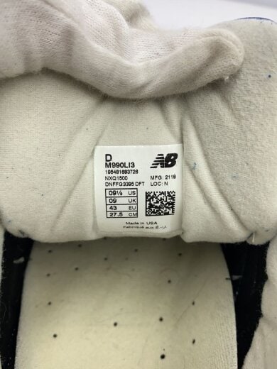 商品画像：ローカットスニーカー/27.5cm/IDG/スウェード/M990LI3/990 5