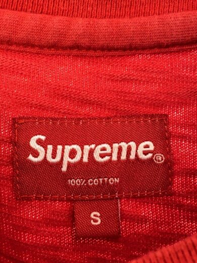 商品画像：S/S POCKET TEE/Tシャツ/S/コットン/RED 3