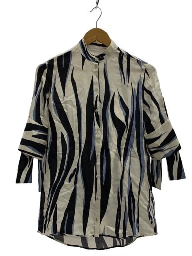 商品画像：長袖シャツ/36/シルク/BLU 1