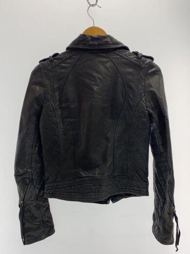 商品画像：ダブルライダースジャケット/O/羊革/BLK/1103-0203 2