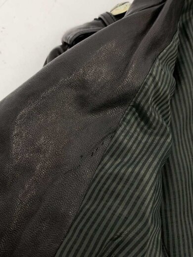 商品画像：ダブルライダースジャケット/O/羊革/BLK/1103-0203 8