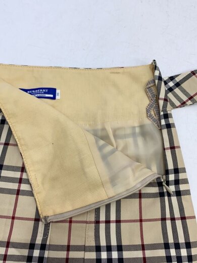 商品画像：スカート/38/コットン/BEG/チェック 3