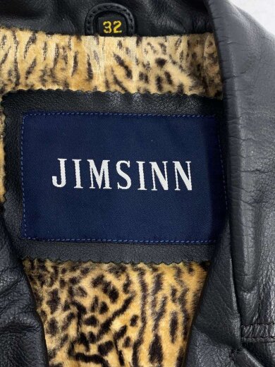 商品画像：jimsinn/ダブルライダースジャケット/--/レザー/BLK 4