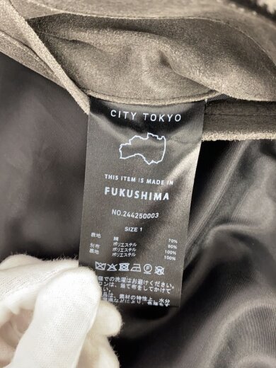 商品画像：ジャケット/1/コットン/GRY/無地/244250003// 4