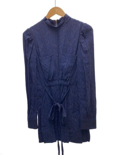 商品画像：長袖ブラウス/38/レーヨン/NVY/アニマル/TP12-FJ219 1