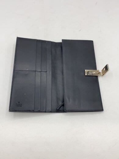 商品画像：長財布/レザー/BLK/無地/メンズ/035.016.1958 4