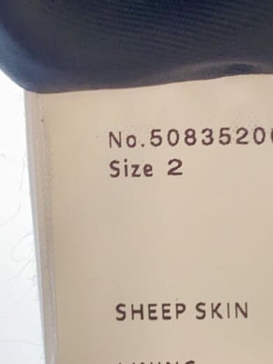 商品画像：ダブルライダースジャケット/2/羊革/BLK/無地/508352002 4