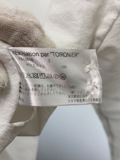 商品画像：長袖シャツ/FREE/ポリエステル/WHT 4