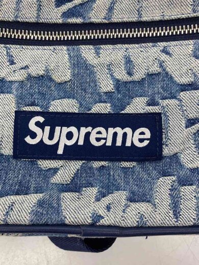 商品画像：ウエストバッグ/デニム/BLU/総柄 5