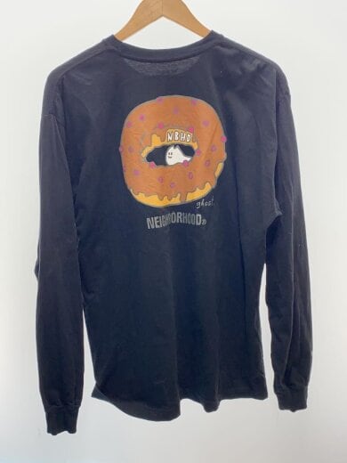 商品画像：長袖Tシャツ/L/コットン/BLK 2