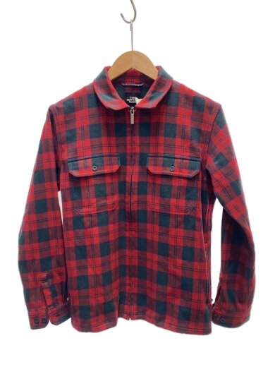 商品画像：長袖シャツ_NT26955/S/ポリエステル/RED/チェック 1