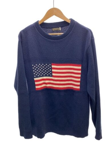 商品画像：MARQUIS/ニット・セーター(厚手)/L/コットン/NVY 1