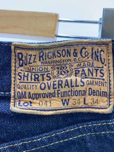 商品画像：ストレートパンツ/34/デニム/IDG/BR43041/WORLD WAR II WAIST OVERALLS 4