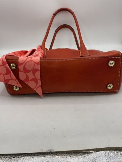 画像：COACHトートバッグ/レザー/RED/A0893-115534