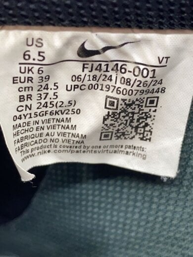 商品画像：AIR FORCE 1 07_エア フォース 1 07/24.5cm/BLK/レザー 5