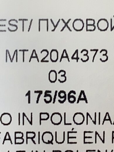 商品画像：ダウンベスト/3/ウール/BLK/MTA20A4373 4