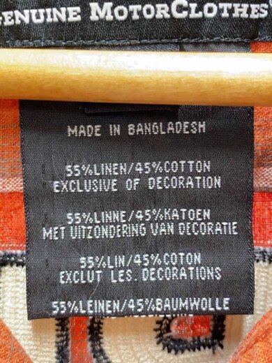 商品画像：半袖シャツ/M/リネン/ORN 5