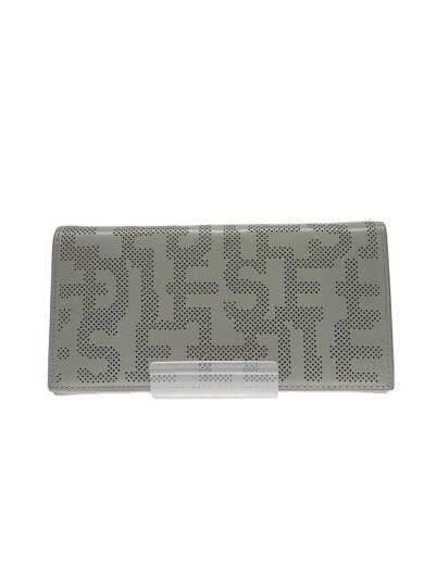 商品画像：長財布/レザー/GRY/無地/メンズ// 1