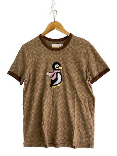 商品画像：Tシャツ/S/コットン/BRW/モノグラム/C7914 1