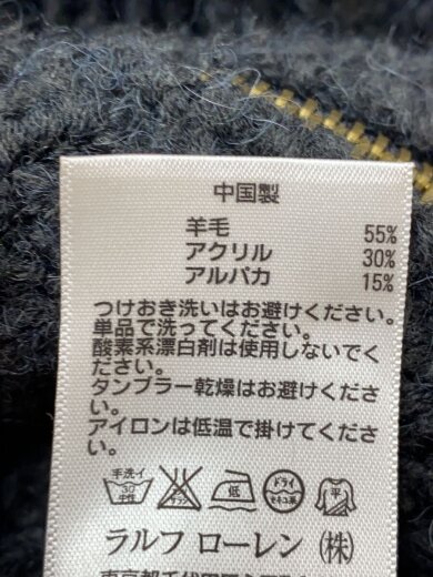 商品画像：ニット・セーター(厚手)/S/ウール/GRY/788608733001// 4