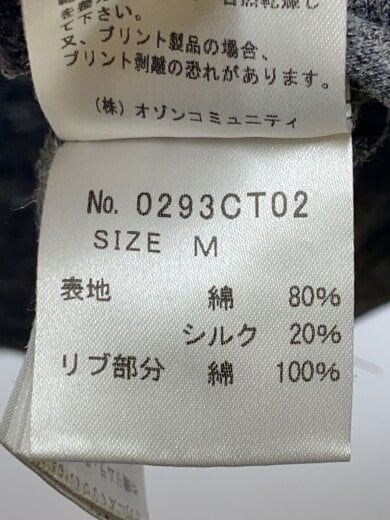 商品画像：Tシャツ/M/コットン/GRY/0293CT02 4