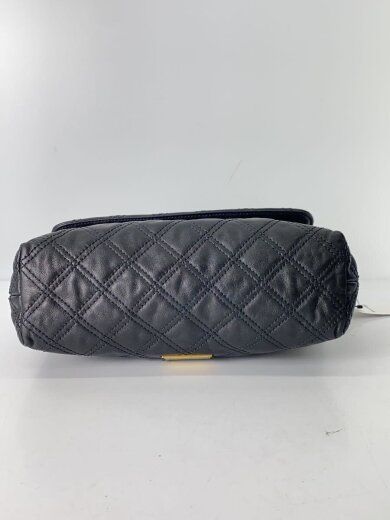 商品画像：ショルダーバッグ/--/BLK/無地/キルティングチェーンショルダーバッグ/がま口 4