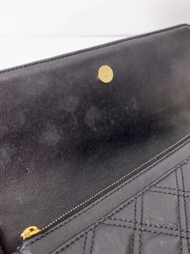 商品画像：ショルダーバッグ/--/BLK/無地/キルティングチェーンショルダーバッグ/がま口 7