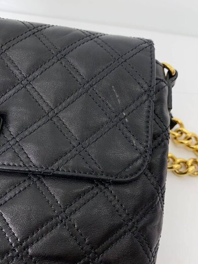 商品画像：ショルダーバッグ/--/BLK/無地/キルティングチェーンショルダーバッグ/がま口 8