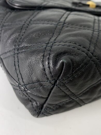 商品画像：ショルダーバッグ/--/BLK/無地/キルティングチェーンショルダーバッグ/がま口 9
