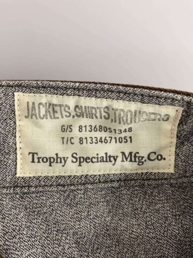 商品画像：ボトム/ボタンフライ/32/コットン/BRW/無地/81368051348 4