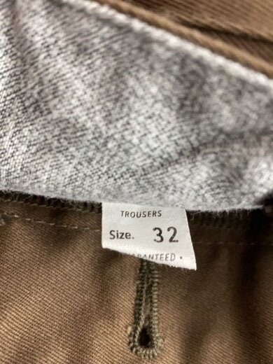 商品画像：ボトム/ボタンフライ/32/コットン/BRW/無地/81368051348 5