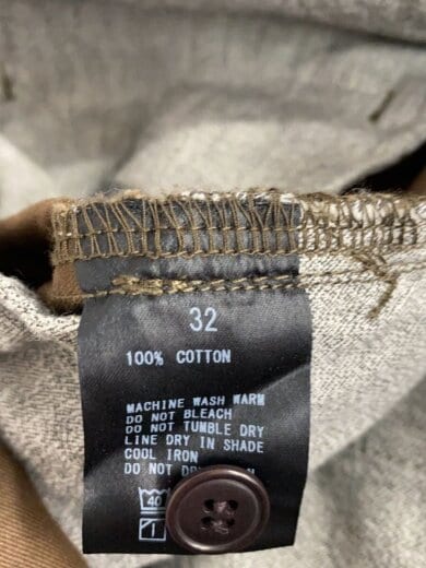 商品画像：ボトム/ボタンフライ/32/コットン/BRW/無地/81368051348 6