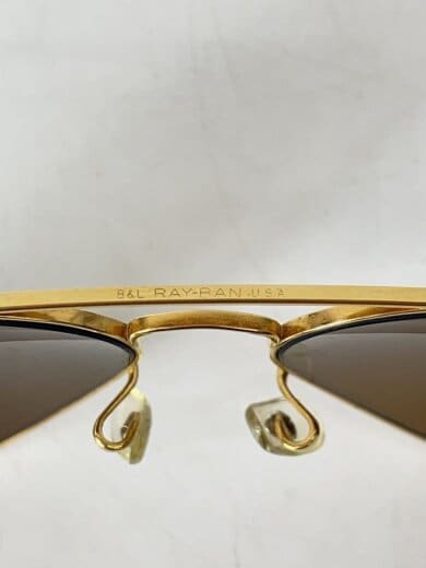 商品画像：サングラス/ティアドロップ/メタル/GLD/BRW/メンズ// 4
