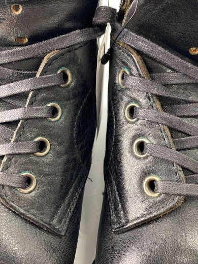 商品画像：レースアップブーツ/US9/BLK/レザー 9