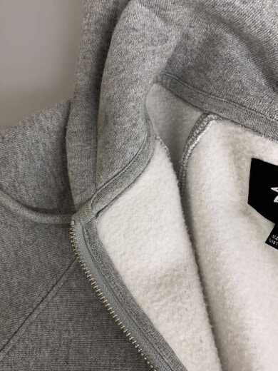 商品画像：Relaxed Zip Hoodie/ジップパーカー/M/コットン/GRY/無地/118571 6