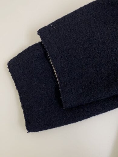 商品画像：フードコート/ロングコート/ウール/NVY/無地 5