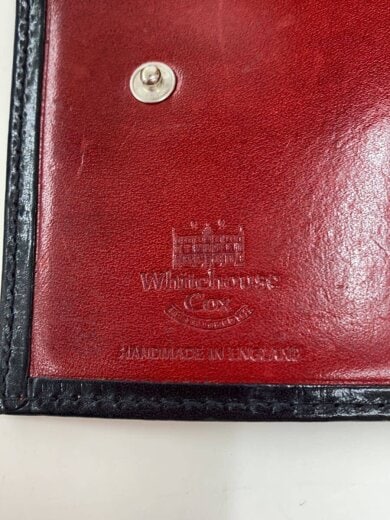 商品画像：3つ折り財布/レザー/BLK/無地/メンズ 3