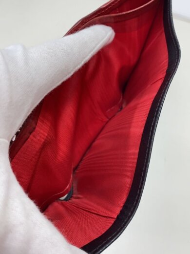 商品画像：3つ折り財布/レザー/BLK/無地/メンズ 7