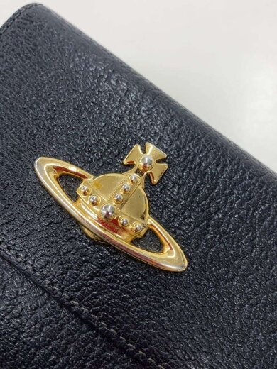 商品画像：3つ折り財布/--/BLK/無地/レディース 8