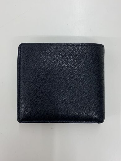 商品画像：2つ折り財布_オールレザー/レザー/BLK/無地/メンズ 2