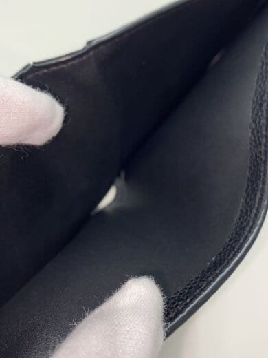 商品画像：2つ折り財布_オールレザー/レザー/BLK/無地/メンズ 6