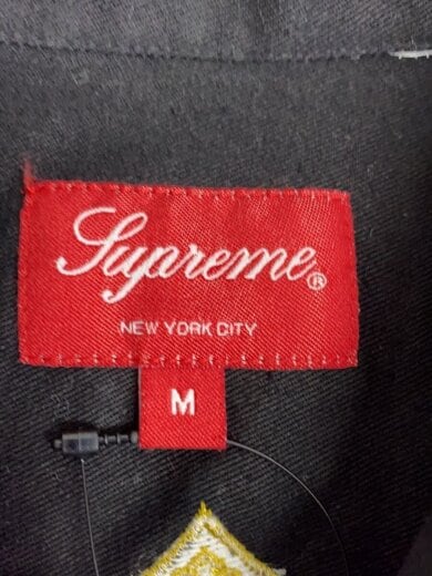 商品画像：Mary Work Shirt/背面刺繍/長袖シャツ/M/コットン/BLK 3