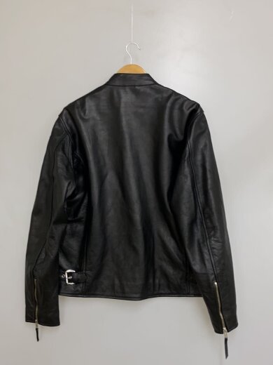 商品画像：Mo-LAWS//シングルライダースジャケット/3L/牛革/BLK/無地 2
